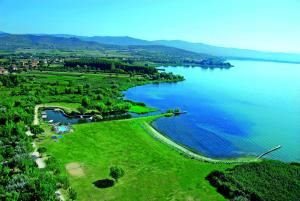 Letecký snímek ubytování Badiaccia Village Camping