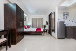 Postel nebo postele na pokoji v ubytování Palm Stay - Studios & Rooms