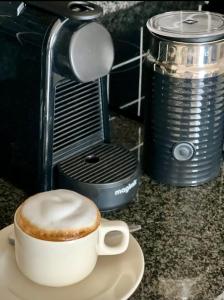 Kaffi- og teaðstaða á Lake Como View Apartement Allegro