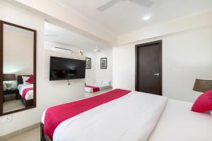 Postel nebo postele na pokoji v ubytování Palm Stay - Studios & Rooms