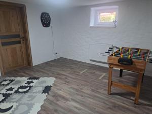 Predel za sedenje v nastanitvi Apartmány pri Jaskyni - Bystrá
