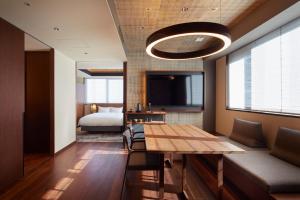 Cama ou camas em um quarto em Agora Tokyo Ginza
