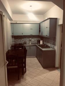 Kuchyň nebo kuchyňský kout v ubytování Cozy Studio by Ceni, Elbasan