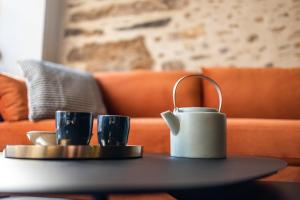 Posezení v ubytování MALLORY - Appartement spacieux Dinan centre