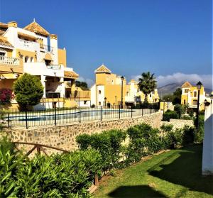 Bygningen som feriehuset ligger i