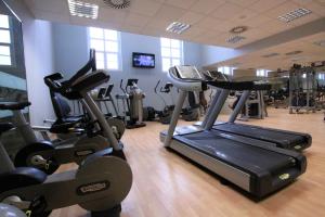 Posilňovňa alebo fitness centrum v ubytovaní Balneario de Mondariz