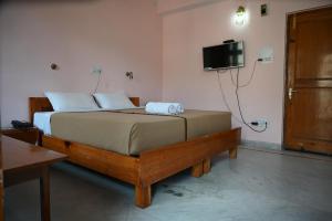 TV a/nebo společenská místnost v ubytování Hotel Atul Regency Narkanda