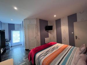 Posteľ alebo postele v izbe v ubytovaní Villa de l’Eguille