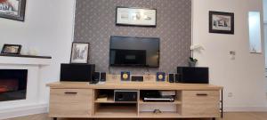 TV a/nebo společenská místnost v ubytování Apartment Roosevelt