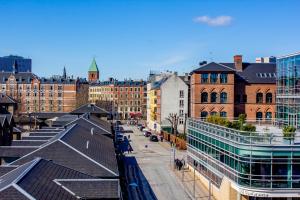 Vista generica su Copenaghen o vista sulla città dall'interno dell'hotel