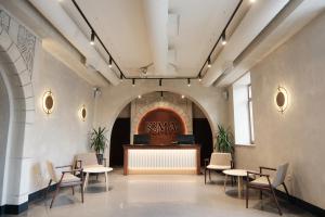 Χώρος καθιστικού στο KUMA Hotel Gyumri