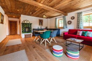 Posezení v ubytování Appartementhaus Plainstöckl Hotel Gasthof Maria Plain