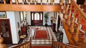 an overhead view of a staircase in a house at CASA MARQUES in Angra do Heroísmo