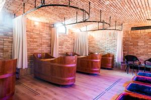 Wellness Hotel Smaragd Piešťany的休息区