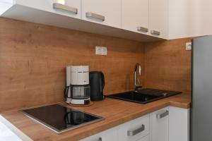 Kuchyň nebo kuchyňský kout v ubytování Apartments Andrea I