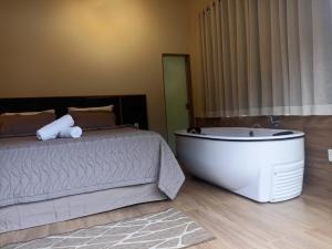 Postel nebo postele na pokoji v ubytování Valle Piemonte