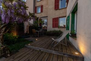 Vonkajšia záhrada v ubytovaní La Maison Perchée