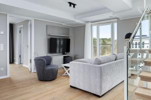 Posezení v ubytování Strandresidenzen Binz-Prora Strandresidenzen Binz-Prora D5 6