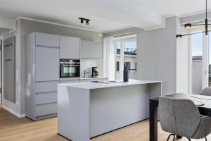 Kuchyň nebo kuchyňský kout v ubytování Strandresidenzen Binz-Prora Strandresidenzen Binz-Prora D5 6