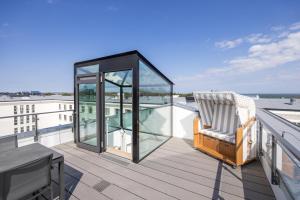 Balkón nebo terasa v ubytování Strandresidenzen Binz-Prora Strandresidenzen Binz-Prora D5 6