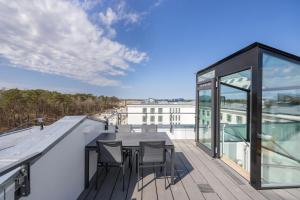 Balkón nebo terasa v ubytování Strandresidenzen Binz-Prora Strandresidenzen Binz-Prora D5 6