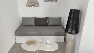 Posezení v ubytování Eolia luxury suites Andros