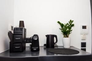 A & B Minimal Suite ΙΙ with Sea View in Argostoli的咖啡和沏茶工具