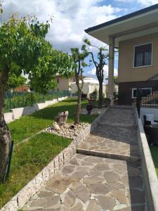 A garden outside Villa Rita