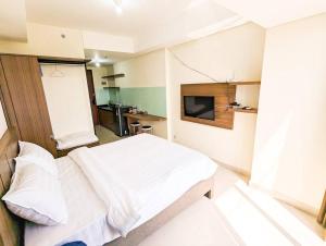 Ένα ή περισσότερα κρεβάτια σε δωμάτιο στο Lovina 3802 Pollux Meisterstadt +13 φωτογραφίες