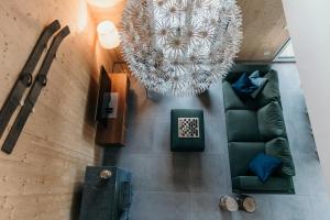 Posezení v ubytování Janina's Dragonfly house