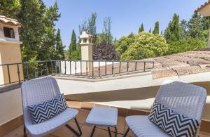 A balcony or terrace at Finca Santa Maria Near Palma