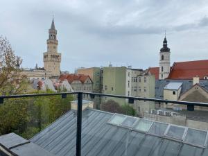 Výhľad na mesto Opole alebo výhľad na mesto priamo z apartmánu