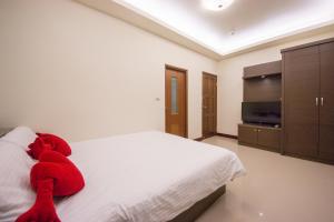 Letto o letti in una camera di 山水包棟民宿