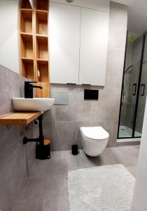 Kúpeľňa v ubytovaní NeoApartments Lotnicza