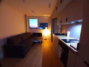 Kuchyňa alebo kuchynka v ubytovaní NeoApartments Lotnicza