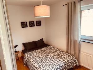 Postel nebo postele na pokoji v ubytování Haus Lana