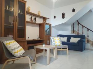 Część wypoczynkowa w obiekcie Vivienda en el casco histórico de Baiona