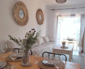 A seating area at La casita
