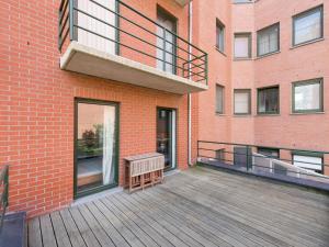 Een balkon of terras bij Apartment in Koksijde near the Sea