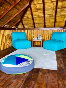 Istumisnurk majutusasutuses Hostal Los Orishas