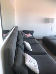 Khu vực ghế ngồi tại Appart avec terrasse vue sur mer exceptionnelle
