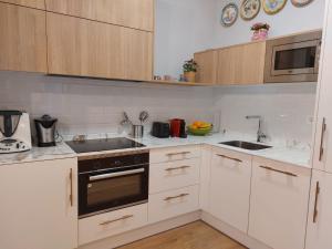 Kuchnia lub aneks kuchenny w obiekcie Habitación en apartamento con zonas comunes compartida H3