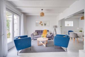 Część wypoczynkowa w obiekcie La Casa Bohème - Superbe maison avec parking privé