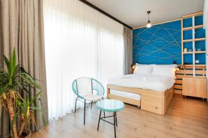 Postel nebo postele na pokoji v ubytování Miller Hotel