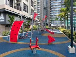 a playground in the middle of a city at Homestay Shah Rizki@Bali Resident Melaka-muslim friedly in Melaka