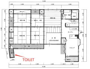 Majutuskoha Luxury Japanese Villa with Garden Near Kansai Airport & Premium Outlets 和風庭園豪邸 korruse plaan