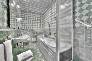 Koupelna v ubytování Hotel Terme Antoniano