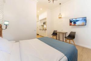 Postel nebo postele na pokoji v ubytování Scandinavian Apartments