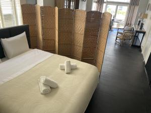 Krevet ili kreveti u jedinici u okviru objekta Hotel Doppenberg