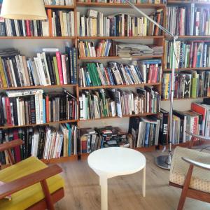 Knihovna v bed and breakfast